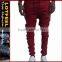 CRANBERRY biker JOGGERS man pants moto jogger pants gym pants (lotbike081)