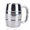 Double Wall Stainless Steel Beer Mug IN STOCK