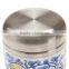 Traditional Chinese Personalized Stainless steel ceramic coffee tins