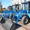 weifang factory articulated machine wheel loader of 1.2 ton, mini wheel loader for industrial