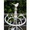 POWERLON Shabby Chic style wrought iron umbrella holder vintage outdoor furniture