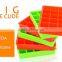 Amazon hot seller silicone quadrate ice cube tray