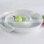 Hospitality hotel supply candy plate round porcelain compartments tray