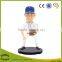 customize 3d plastic baseball bobble heads, personalized baseball players bobble heads