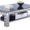 2015 hot selling Italian design stainless steel glass top coffee table B6688