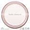 cheap colorful stripe ceramic handpaited dinner plate and dish