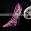 China new style colorful crystal decoration high heels