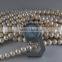 3-4mm AA white round freshwater pearl strand