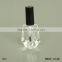 10ml small nail polish bottles manufacturers with white plastic brush cap