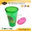 Factory supply double layer bpa free portable baby straw cup