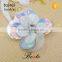 China vintage decorative rhinestone center flower shape sequin applique for bridal dresses