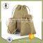 Promotional cheap burlap market bag with drawstring