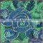 Shining Poly Embroidery Cord Lace Fabric, Metallic Wholesale Sequin Fabric Lace