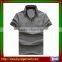 Wholesale Good Quality Low Price Dark Gray Polo Neck Pique Plain Color Polo shirt