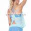 Cotton spandex womens workout tank top/loose fitting gym tank tops&singlets