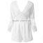 Women Classic Colorblock Solid White Back adult romper pattern