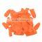 100Pcs/Pack Orange Thick Silicone Finger Cots