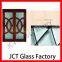 Mosaic patterns stained glass panel
