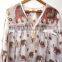Ethnic boho dress vintage cotton gauze dress gypsy hippies boho dress Elephant camel print bohemian gypsian full sleeves dress