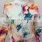 Floral Printed Jacket 2 Piece Set Women Pants For Fashion Ladies