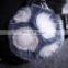 Colorful and cute rex rabbit fur pompon keychain