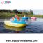 Inflatable bumper boat, kids electric boat for pool game rental