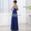 Elegant Sleeveless Floor Length Chiffon Sweetheart Lace-up Sequins Ruffle Evening Dresses