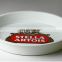 Printing logo round plastic serving tray for beer