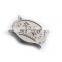 Metal simple 3D antique belt buckle clasp