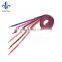 Promotional logo cotton shoelaces/ round waxed shoelaces