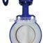 manual handle wafer type viton seat butterfly valve