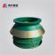 Bowl liner High Manganese Casting Metso HP200 Cone Crusher Wear Spare Parts