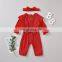 2020 fashion babys solid black red pink  bodysuit