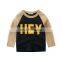 Custom Letter Printing Spring New 2020 Children's T-shirt Cotton Baby Long-sleeved Shirt Boy Bottoming INS