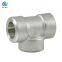 3000LB Forged Steel Pipe Fitting/ ASME B16.11 Scoket Equal Tee