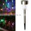 Led solar plug light lawn light stainless steel garden decorative light