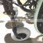 Commode wheelchair with headrest