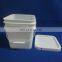 15L square and rectangle plastic buckets
