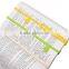 LOT color rubber elastic book band standard bookmark size silicone clever bookmarks