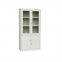 2 swing door metal storage locker steel display glass filing cabinet for office Office furniture metal storage file cupboard/cabinet double glass 2 door steel filing cabinet colourful
