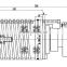 100DK24-BT30 CNC Drilling/tapping BT30 24000rpm atc spindle for machine center