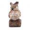 Garden decoration owl animal props artificial resin owl handicraft imitate model