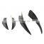 Carbon Fiber Front Bumper Fins Splitters for Audi A3 Sline S3 2014-2016