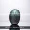 Nordic Cylindrical Corrugated Ripple Green Glass Flower Vase For Home Decor Decoration