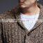 Cross-border casual fall/winter men's sweater Men's new knitted cardigan men's thickened v-neck button sweater coat