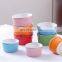 High Quality Ceramic Ramekin Bowls With Lid