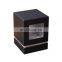 Square wholesale metal gold perfume bottle gift box pendant oil 30ml box with transparent window