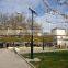 Single and Double Arm 6M-12M Galvanized Lighting Pole /30W-120W Cast Iron Outdoor Lamp Post