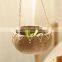 Natural Coconut Shell Flower Pot Planter/ Coconut Hanging Flower Pot Holders