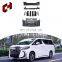 CH New Product Side Skirt Fog Lamp Larynx Labial Tail Fender Body Kits For Alphard 15 Upgrade To 18 Modellista